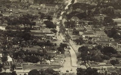 First aerial view of Jakarta 1924