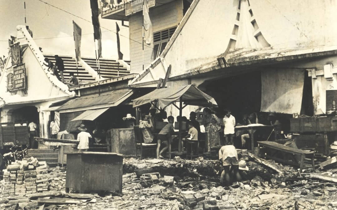 Demolition Pasar Tanah Abang 1973