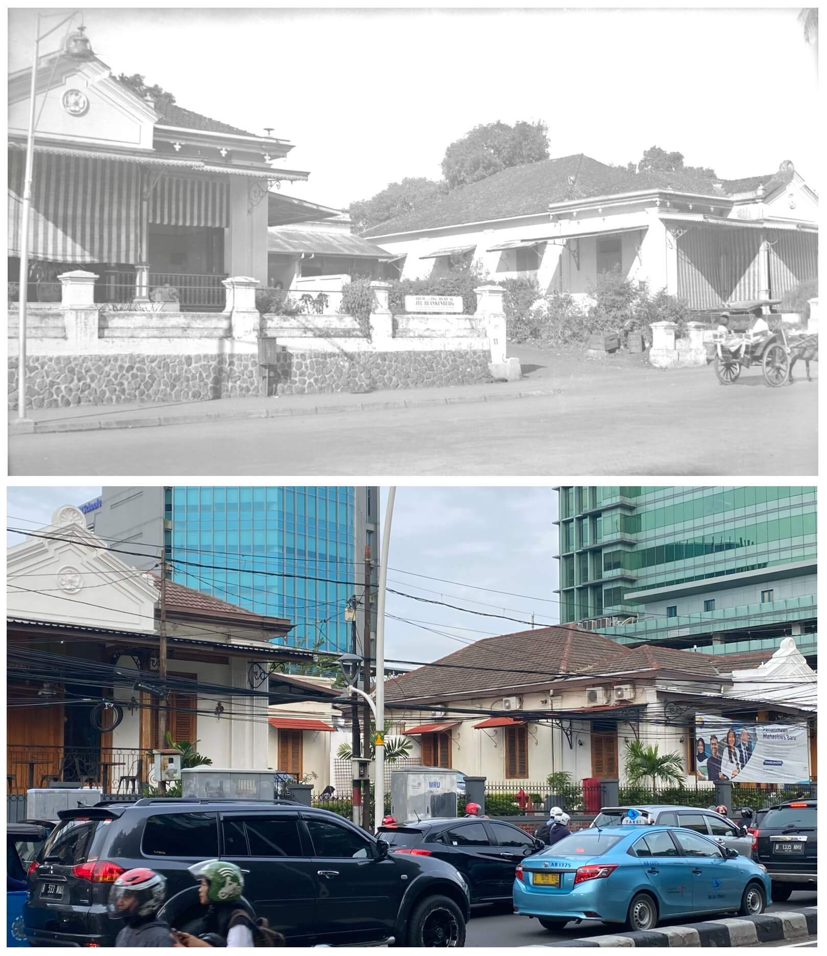 Jalan Menteng Raya now and then